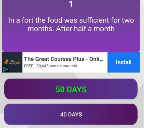 In a fort the food was sufficient for two months. After half a month . при ер напишите как решили?​