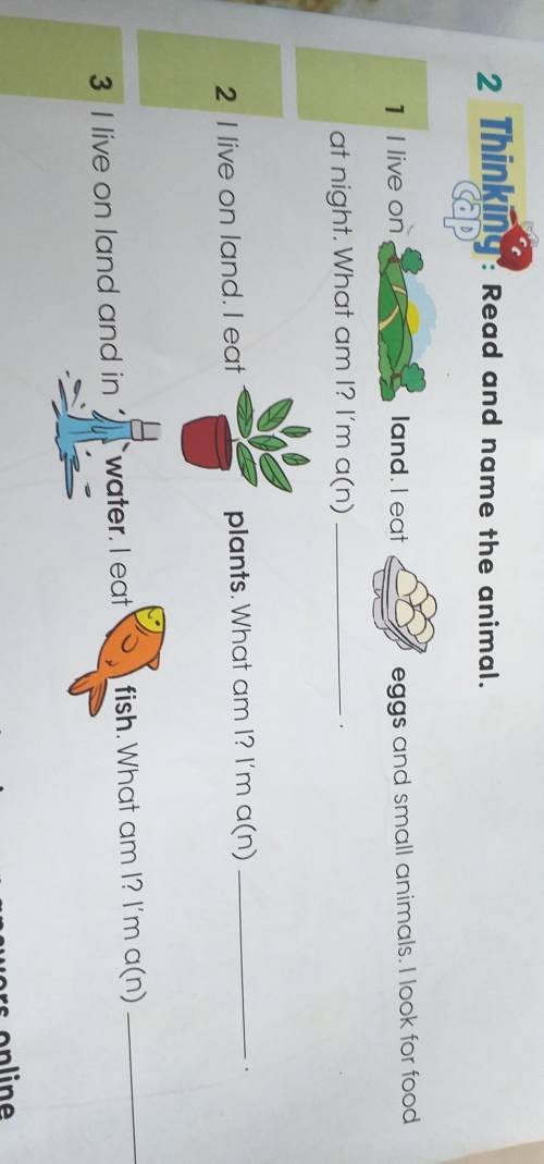 Read and name the animal анг.яз