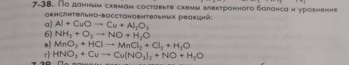 По данным схемам составьте 