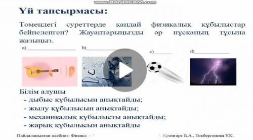 Төменгі суретте қандай физикалық құбылыстар бейнеленген