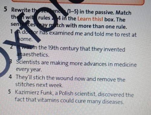 Надо на passive voice. HELP MEEE PLEASE.... 