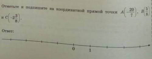 ОЧЕНЬ укажите на координатной прямой точки:
