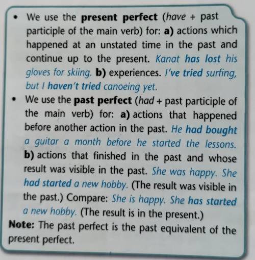 Read the theory.Then,use the phrases in the brackets to make sentences.
