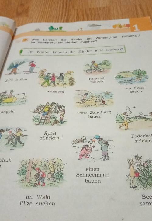'1Was können dieWinter imim Sommer im Herbst machen?