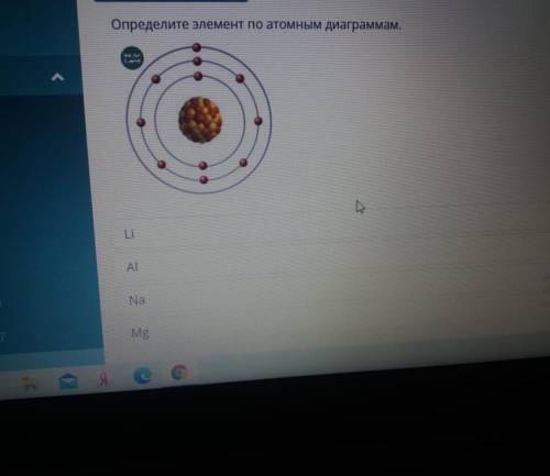 Определите элемент По атомным Диаграммам 