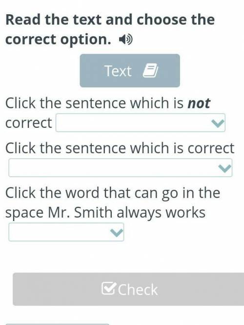 Read the text and choose the correct option.​