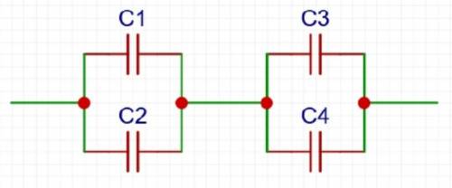 Найти С общ. С1=15 С2=5 С3=10 С4=20