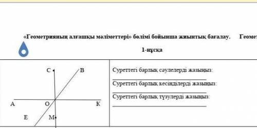Суреттегі барлық сәулелерді жазыңыз кимде бар керек болып тур берем