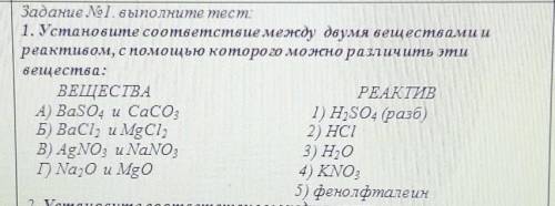 Задание 1. выполните тест: