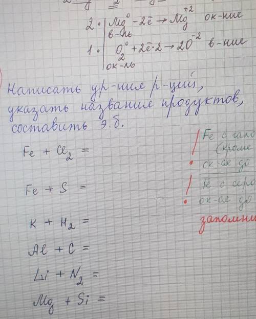 Составьте уравнение реакции , указать название продуктов, составить эб.​