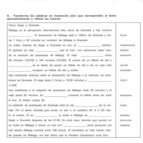 Испанский 8 класс решите задание 2