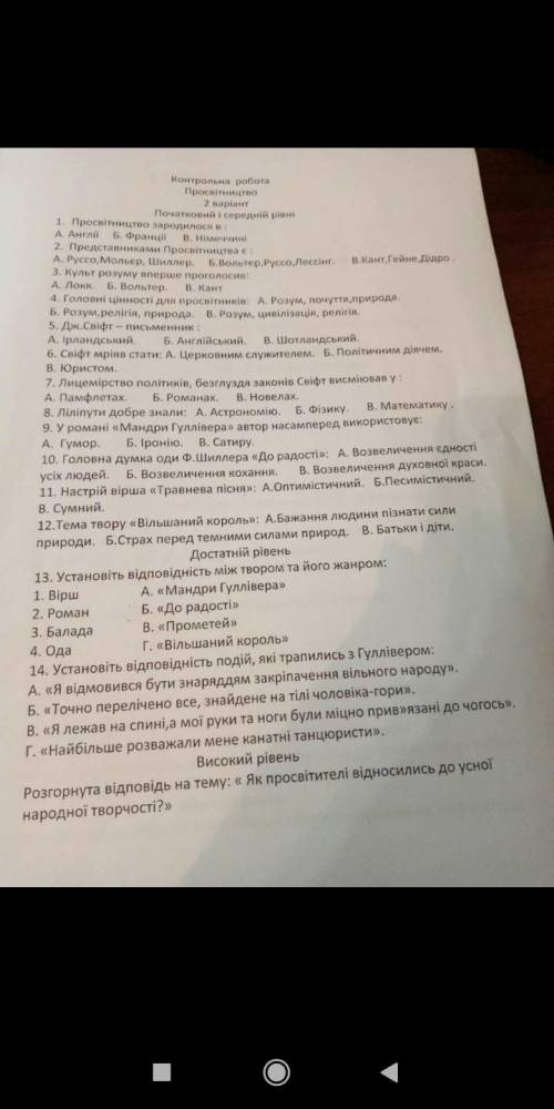 Хто до Високий рівень не требаТести