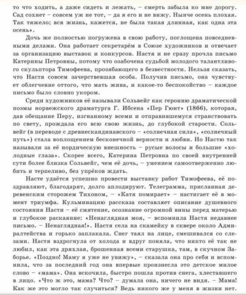 и еще прочитайте рассказ телеграмма что бы тоже написать по конспекту