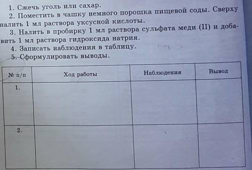 Техника безопасности. Требуется соблюдение правил работы с нагревательными приборами, кислотой.