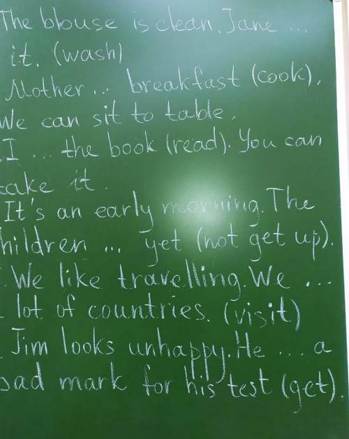 (закончить предложения, используя глаголы в скобках в Present Perfect).​