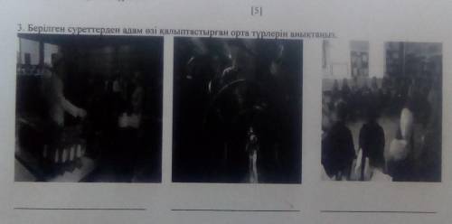 Берілген суреттерден адам өзі қалыптастырған орта түрлерін анықтаңыз