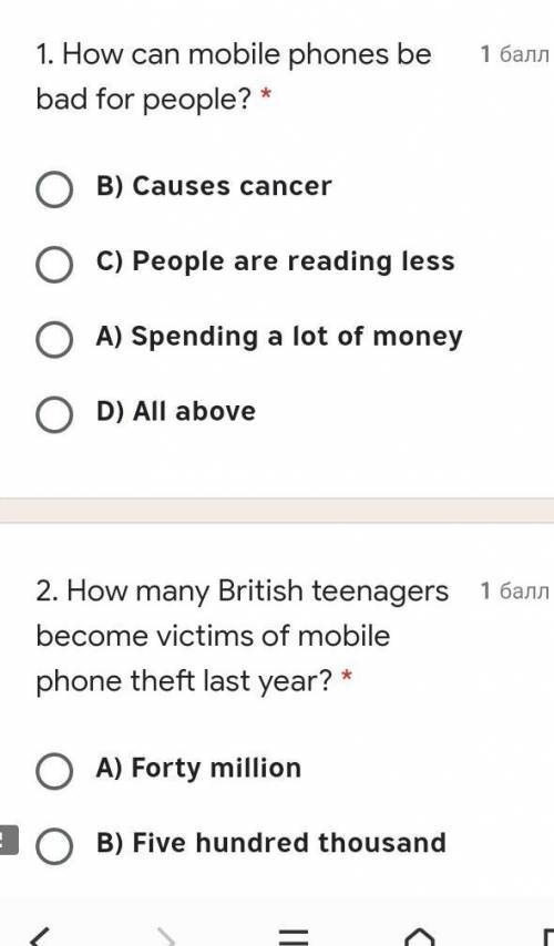 How can mobile phones be bad for people? *