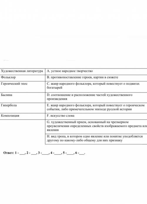 с заданием 5 класс литература 