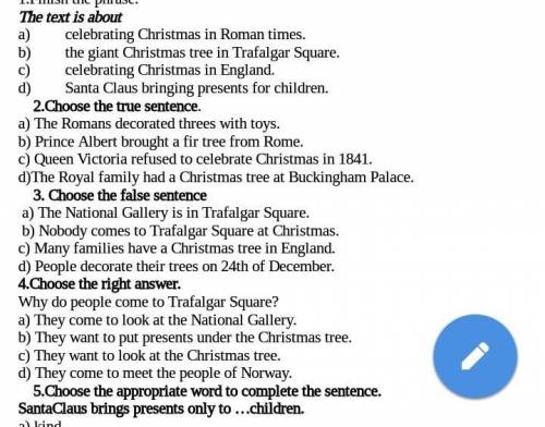 Finish the phrasek.the text is about.á celebrating christmas in roman timmes.