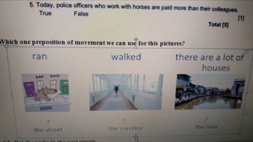 Which one preposition of movement we can use for this pictures?