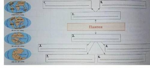 соч9. Используя картосхему, заполните кластер. 