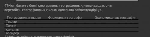ТЖБ География 1 Токсан 7 Класс