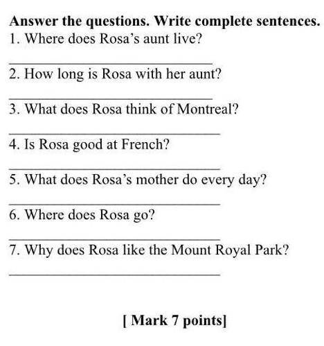 Answer the guestions.write complete sentences?​