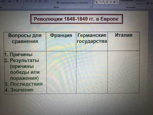 Надо заполнить таблицу нужно!