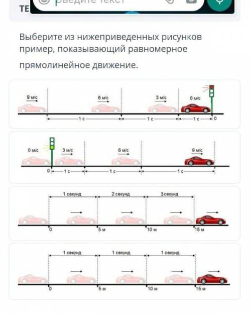 Выберите из нижеприведённых рисунков пример, показывающий 