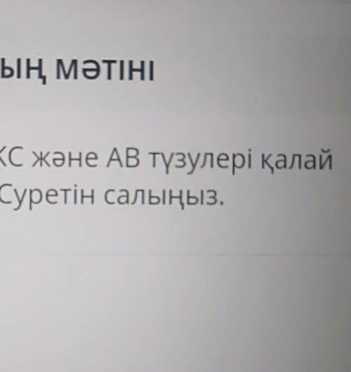 КЄАВ, САВ. Как выпрямить КС и АБ расположен? Вставить картинку ​