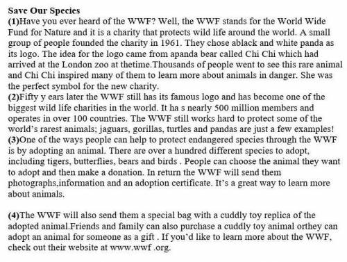 Part 2. Read the text once again and mark the statements T(true), F(false).1. After visiting Chi Chi