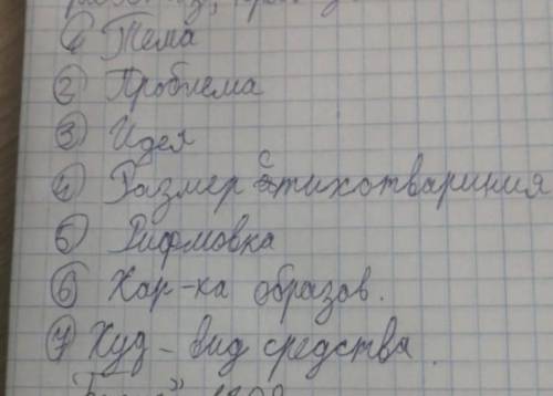По базни обоз составить план из этих пунктов