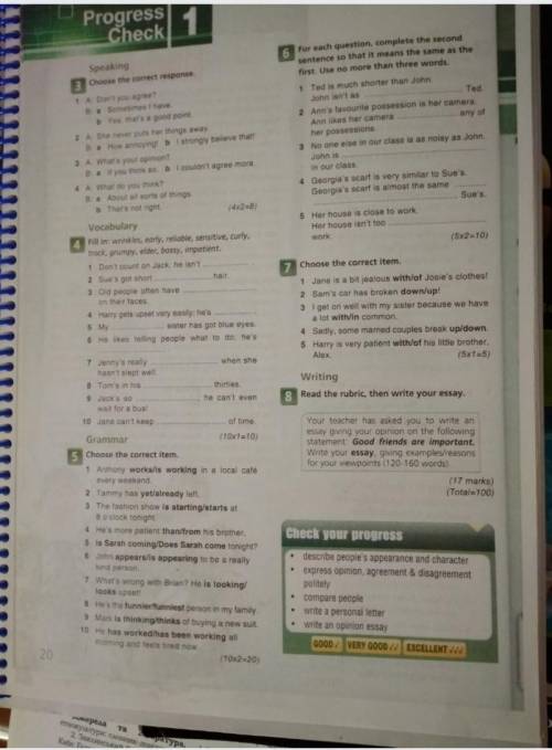 EX. 6 For each question, complete the second sentence so that it means the same as the first. Use no