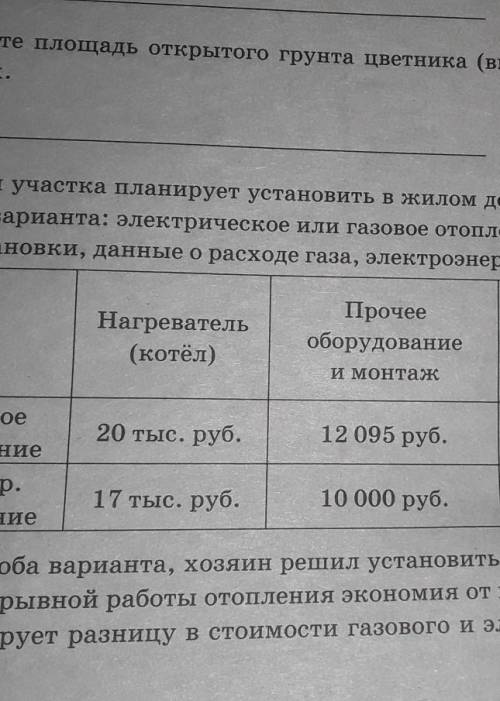 обдумав два варианта хозяин решил установить газовое оборудование Через сколько часов непрерывной ра