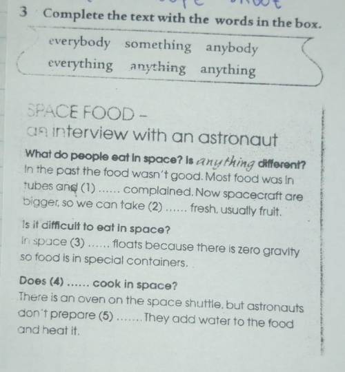 Compete the text with the words in the box.