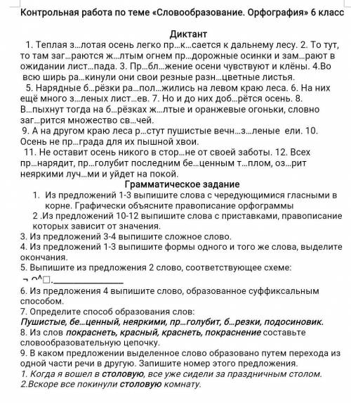 с грамматическим заданием очень нужно​