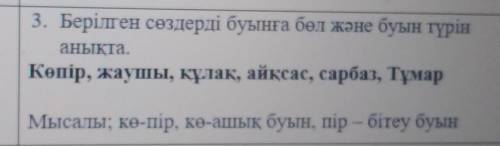 Раздели на слоги вот задание сделайте
