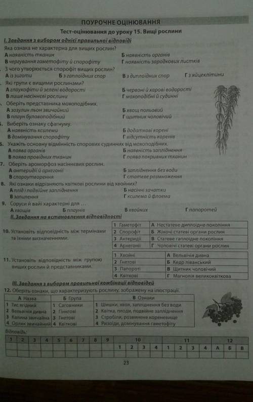 Решите биология 10 класс 