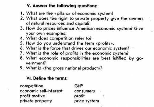 Leson 2 The American economic system. (Шпак)​