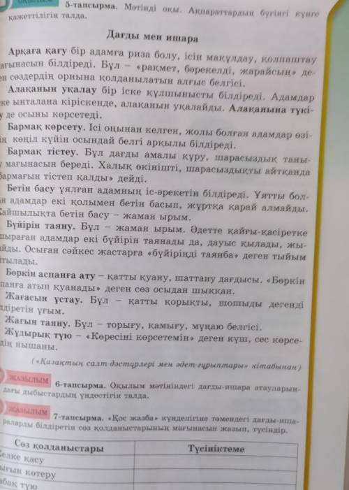 Мәтінді оқы.Ақпараттардың бүгінгі күнге қажетелігін талда