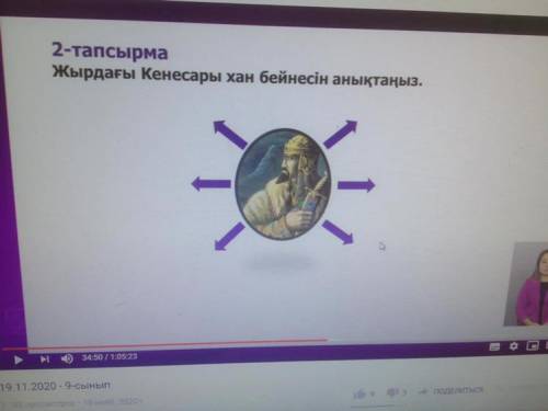 Жырдағы кенесары хан бейнесін анықтаңы