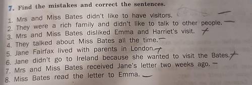 Ifind the mistake and correct the sentence