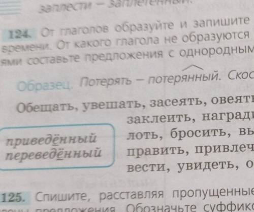 упр 124 по русскому 7 класс 
