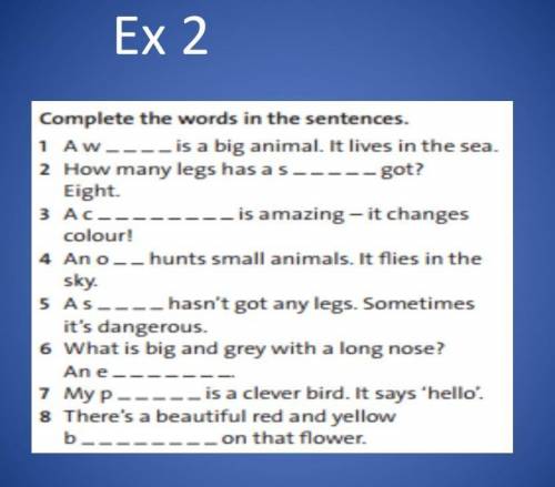 Complete the words in the sentences.