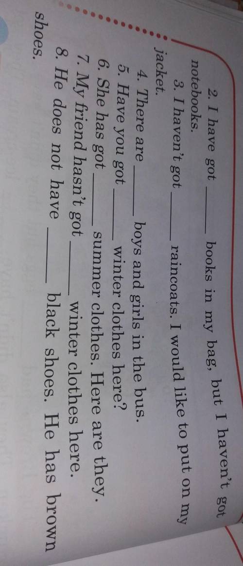 Put some or any .Do you have __English books?I would like to read it..Ребят продолжение на фото.