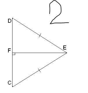 1)Известно, что ΔCED — равнобедренный и ∢CDE=10,5°. Угол CED равен 2)∢DEF=35,5°. Угол FCE равен 3)П
