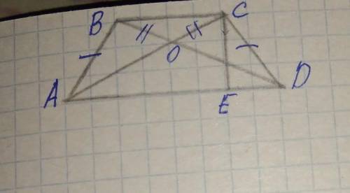 Задача по геометрииA=75°CE=AEBO=5смНайти:AB и CD
