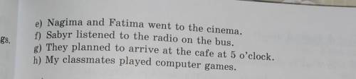Make the sentences negative. ​