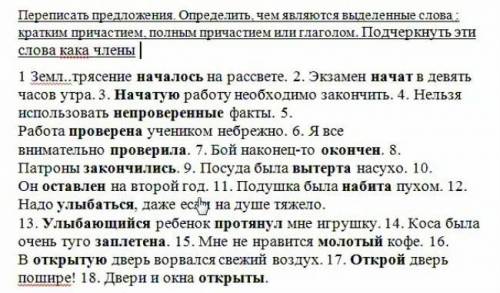 7 класс русский просто какие члены