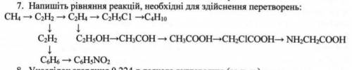 ів до ть написати рівняння реакцій необхідних для здійснення перетворень